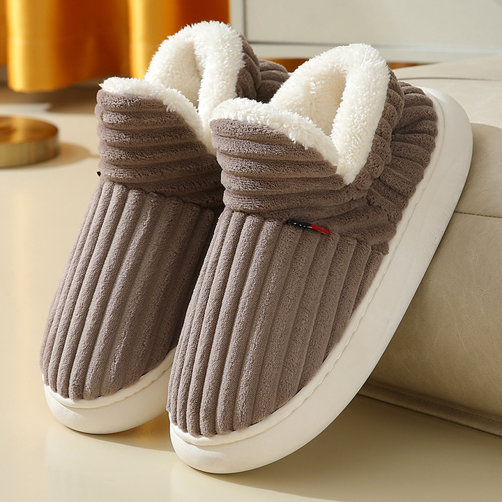 Happy™ CozySlippers: Unisex Vinter Skor Bekväma Varma Tofflor