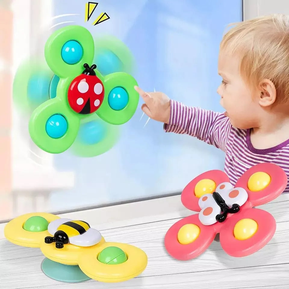Kletshuts™ SpinnerToy –  Mjuka Sugande Sensoriska Rörliga Leksaker