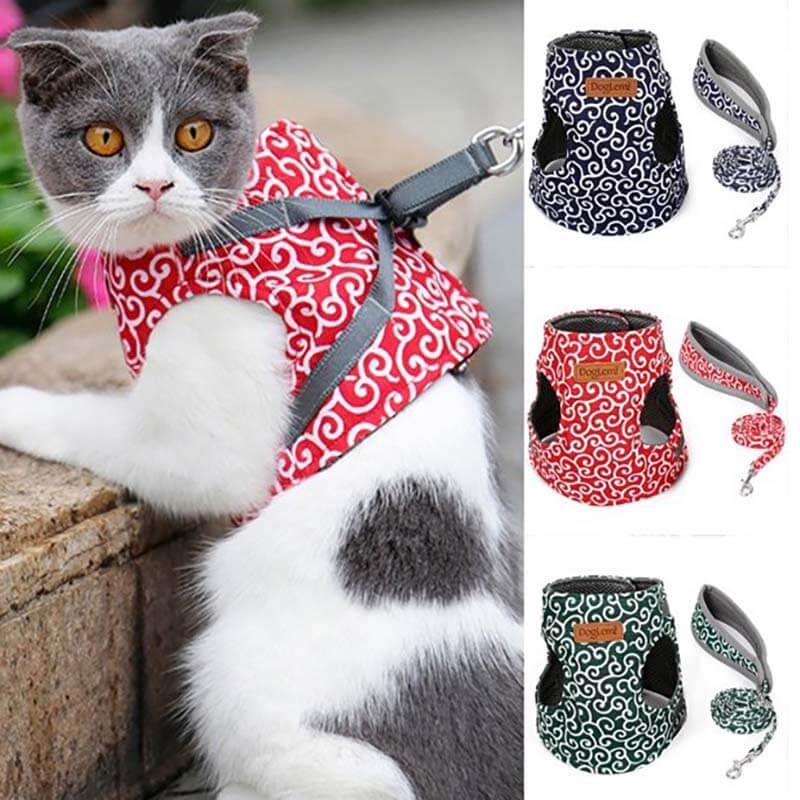 DogCatFri™ Leash - Anti-Break Away Vest-Sele Och Koppelset