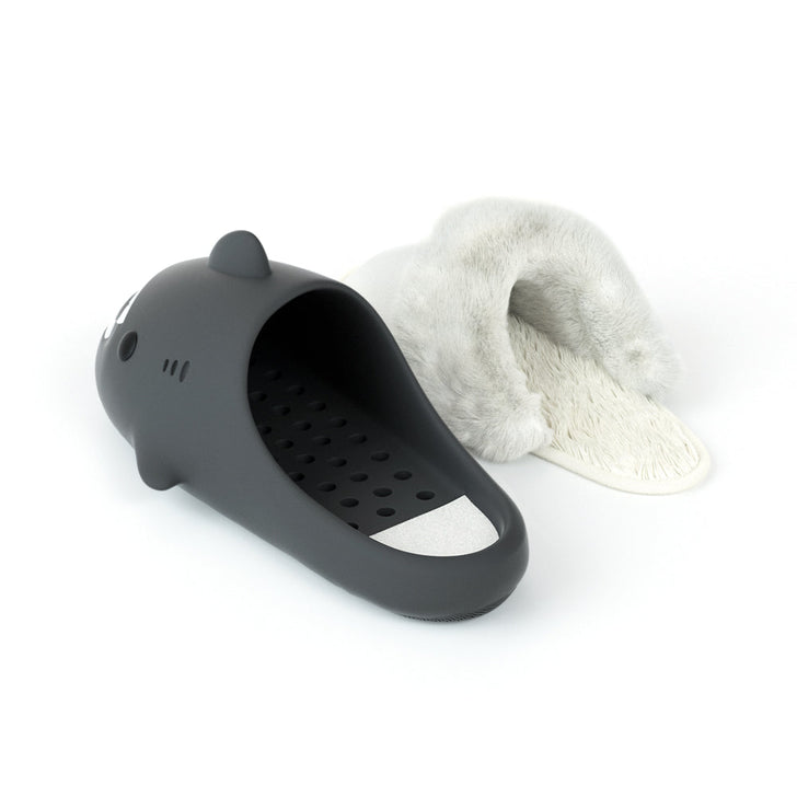 Happy™ PlushSlippers - Halkfria Vinter Haj Glidskor