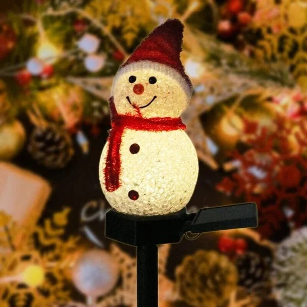 Ledsen™ Snowman - Vattentät Solenergi Snögubbe Lampa