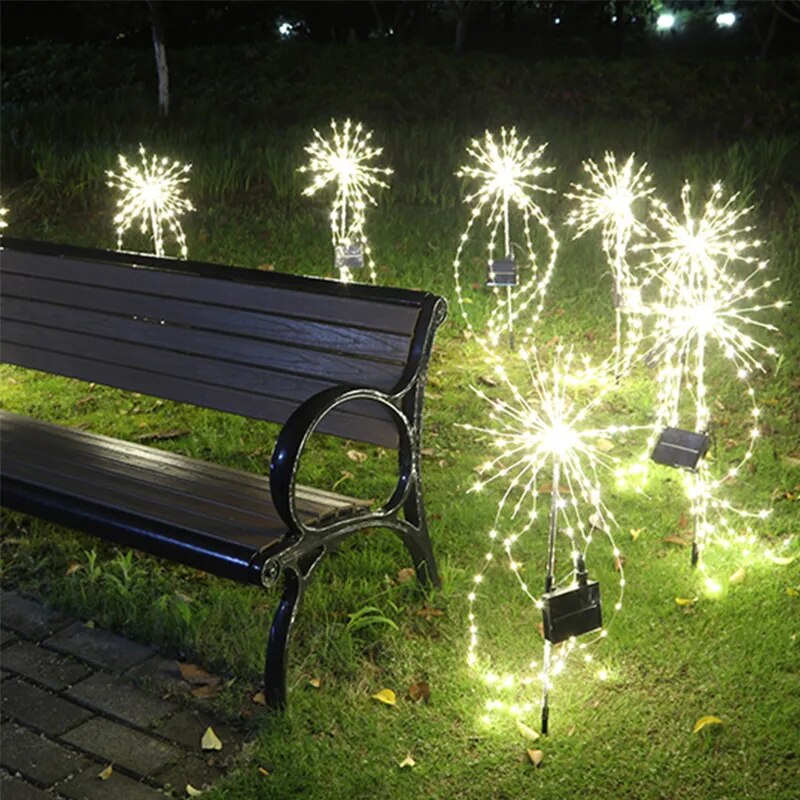 Ledsen™ Firework - Sol-LED Utomhus Älva Ljus