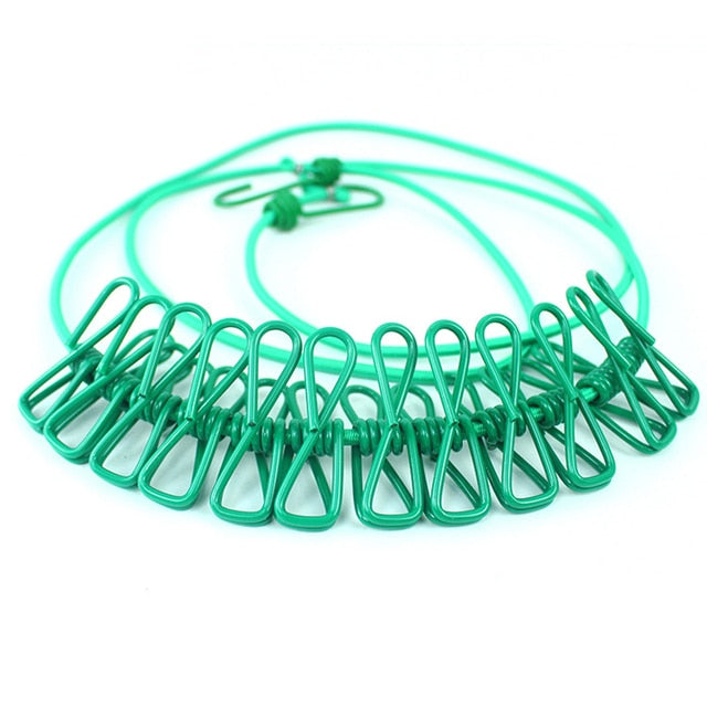 Portable® Clothesline - Inomhus Och Utomhusbruk