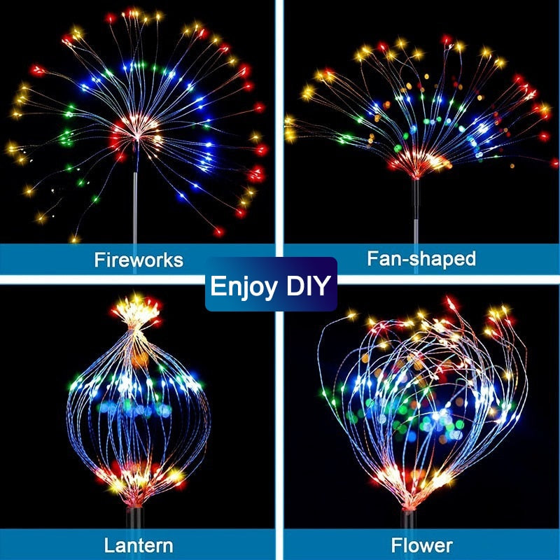 Ledsen™ Firework - Sol-LED Utomhus Älva Ljus