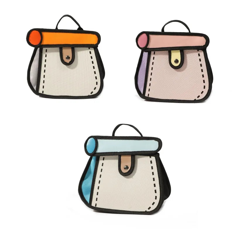 Icone™ CartoonBag - Vattentät 2D Cartoon Väska