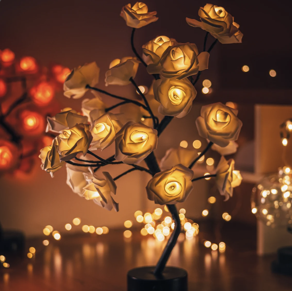 Leddi™ Rose - Forever Rose Blomma Lampa