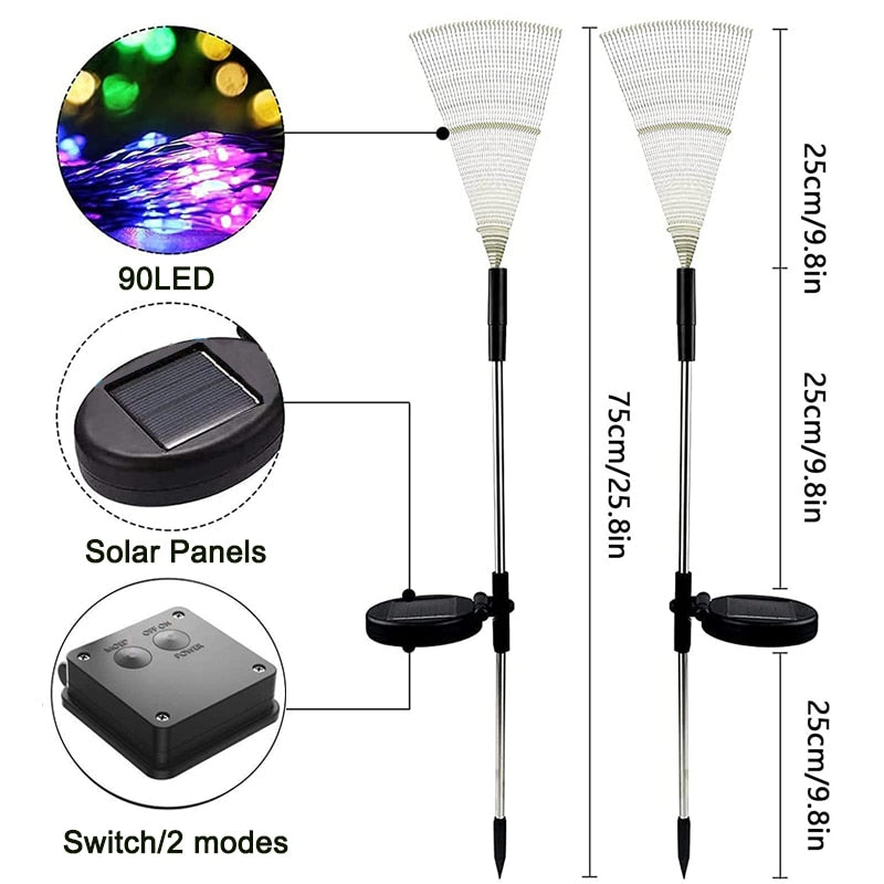 Ledsen™ Firework - Sol-LED Utomhus Älva Ljus