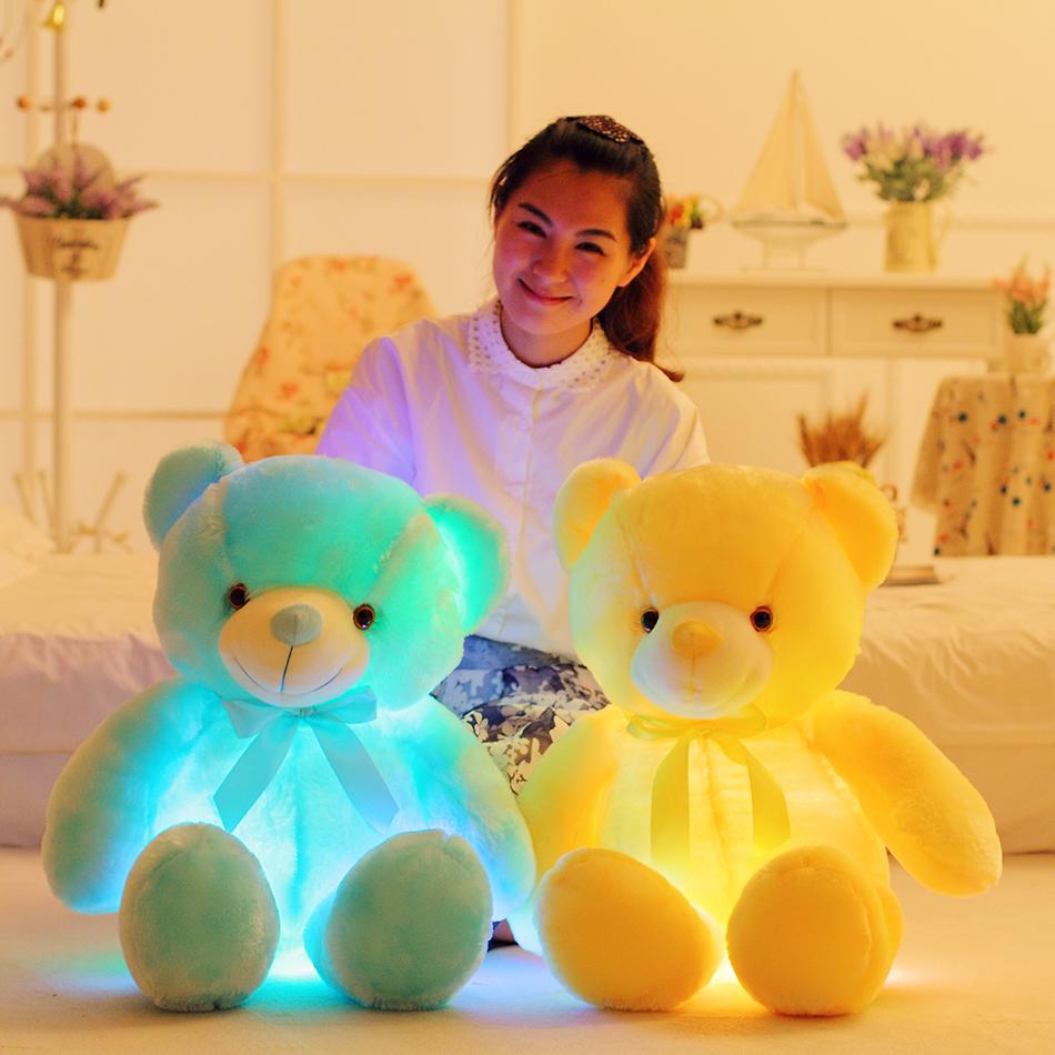 Sebutik™ GlowTeddy Ljus upp LED teddybjörn